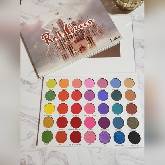 Prolux Red Queen 35 Bright Color  Eyeshadow Palette - Picture 2 of 4